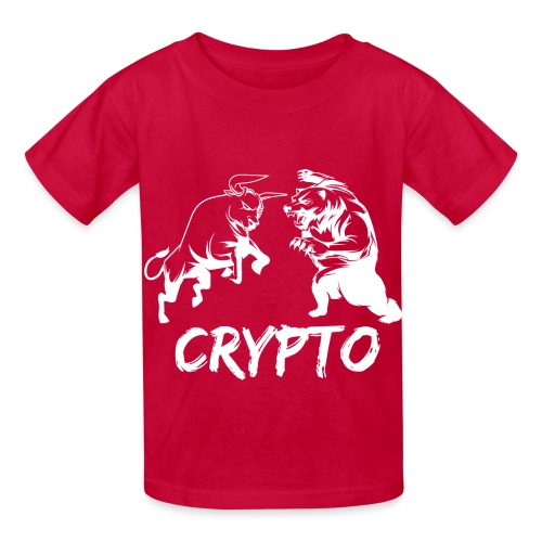 CryptoBattle White - Hanes Youth T-Shirt