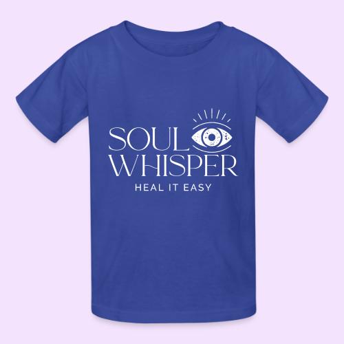 Soul Whisper - White Design - Heavyweight Kid's T-Shirt
