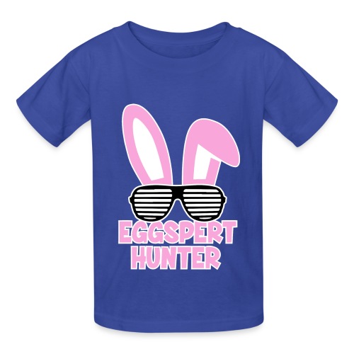 Eggspert Hunter Easter Bunny with Sunglasses - Hanes Youth T-Shirt