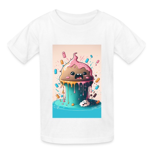 Cake Caricature - January 1st Dessert Psychedelics - Hanes Youth T-Shirt