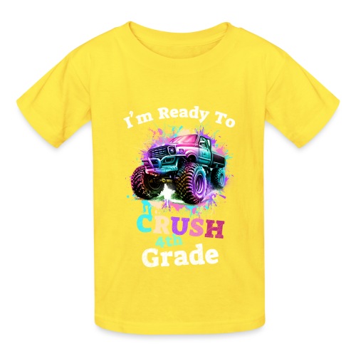 I'm Ready To Crush 4th Grade - Hanes Youth T-Shirt