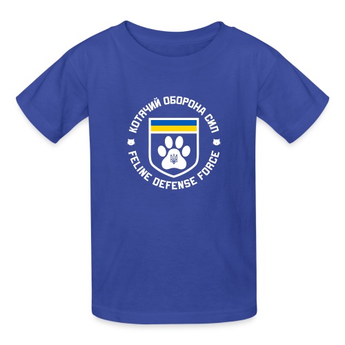 Feline Defense Force Logo (US) - Hanes Youth T-Shirt