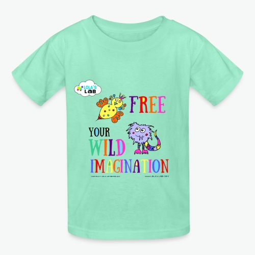 LOLAS LAB FREE YOUR WILD IMAGINATION TEE - Hanes Youth T-Shirt