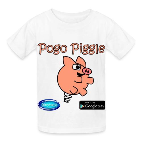Pogo Piggle - Heavyweight Kid's T-Shirt