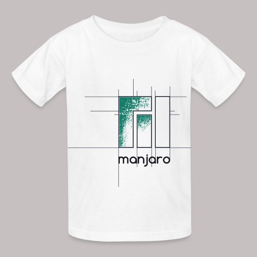 Manjaro Logo Draft - Hanes Youth T-Shirt