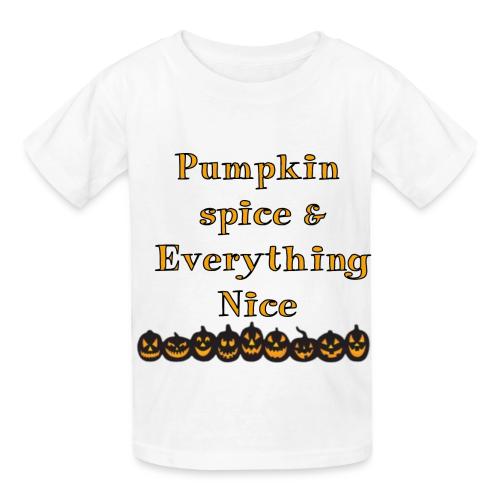 Pumpkin spice& everything nice - Heavyweight Kid's T-Shirt