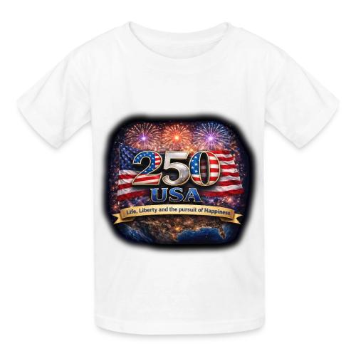 USA 250th Celebration - Heavyweight Kid's T-Shirt