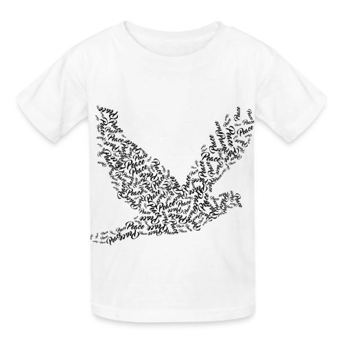 DOVE Peace in FLIGHT - Heavyweight Kid's T-Shirt