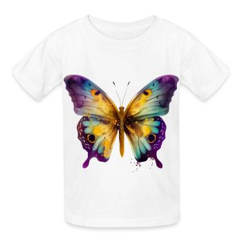 Beautiful butterfly - Heavyweight Kid's T-Shirt - white - Front