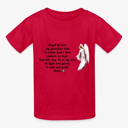 Guardian Angel prayer - Hanes Youth T-Shirt