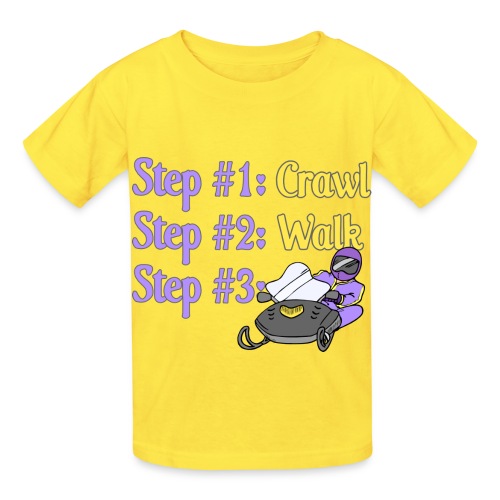 Step 1 - Crawl - Hanes Youth T-Shirt