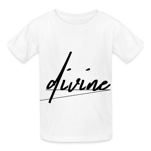 DIVINE_CURSIVE_LINES - Hanes Youth T-Shirt