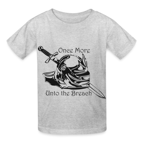 Once More... Unto the Breach Medieval T-shirt - Hanes Youth T-Shirt