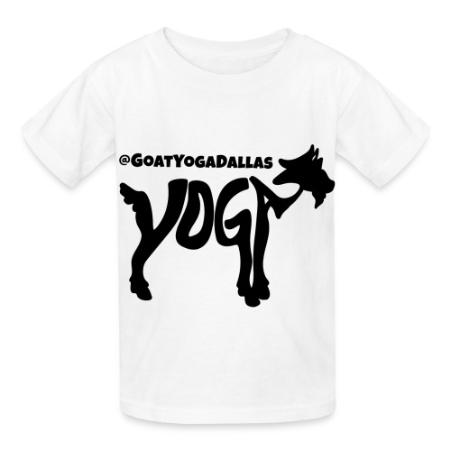 Goat Yoga Dallas - Hanes Youth T-Shirt