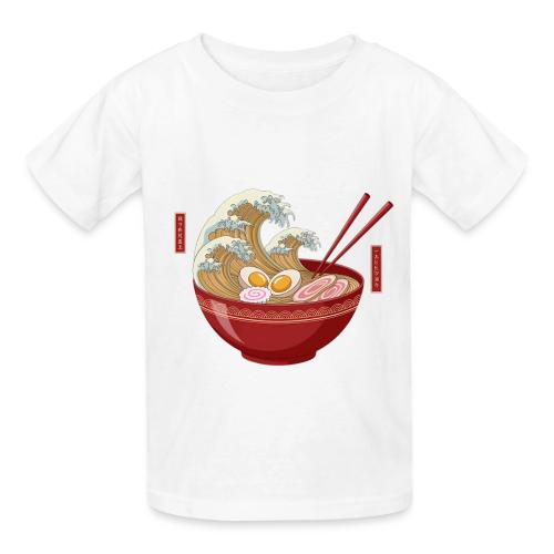 The Great Wave of Ramen - Heavyweight Kid's T-Shirt