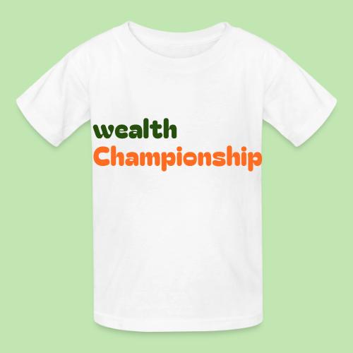 Wealth Championship - Heavyweight Kid's T-Shirt