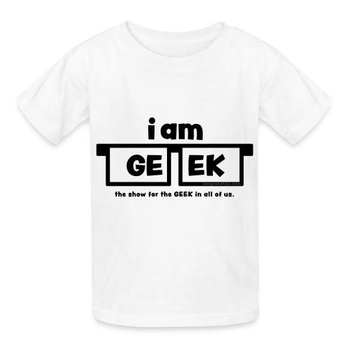 iamGEEK Classic Black - Heavyweight Kid's T-Shirt