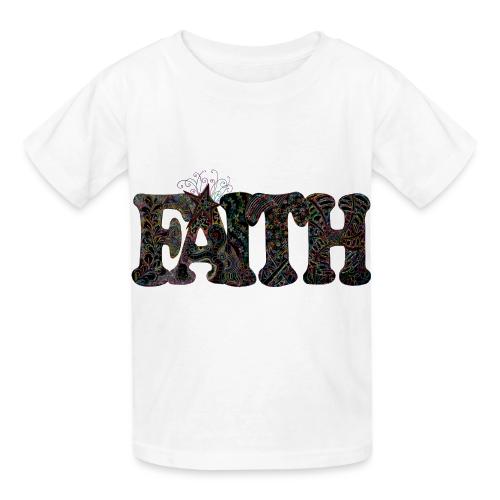 FAITH - Heavyweight Kid's T-Shirt