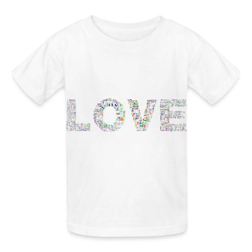 LOVE Peace Merchandise - Heavyweight Kid's T-Shirt