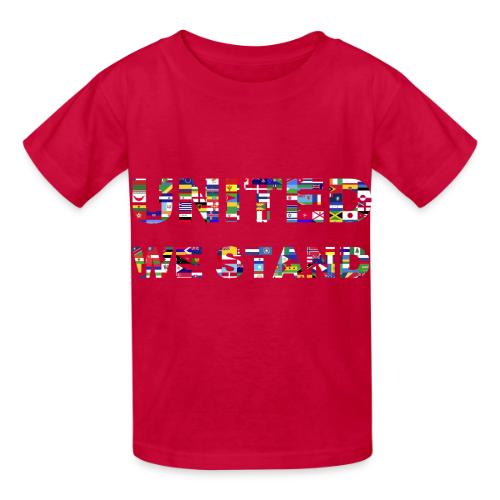 UNITED WE STAND - Heavyweight Kid's T-Shirt
