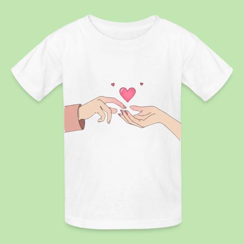 Valentine’s Touch - Heavyweight Kid's T-Shirt