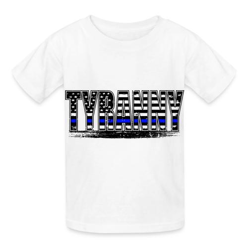Tyranny underlined Black stroke - Heavyweight Kid's T-Shirt