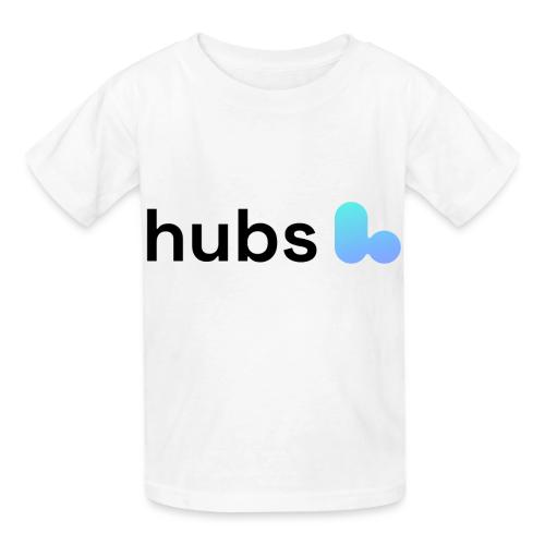 Hubs Logo on light 4000x1000 - Heavyweight Kid's T-Shirt