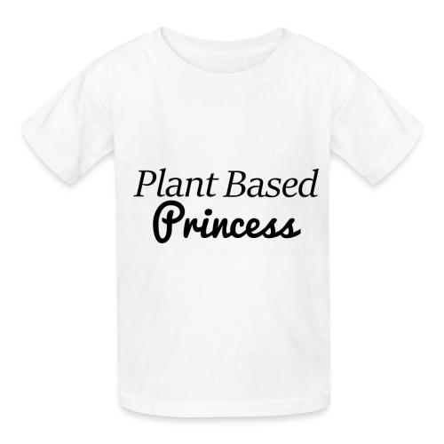 Plant Based Princess - Heavyweight Kid's T-Shirt