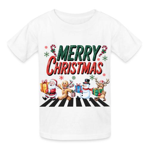 Christmas Collection Merry Christmas Crossing #1 - Heavyweight Kid's T-Shirt
