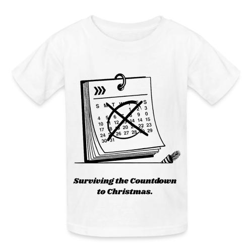 Countdown to Christmas T-Shirt - Heavyweight Kid's T-Shirt
