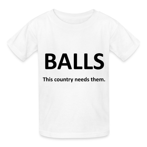 BALLS - Hanes Youth T-Shirt