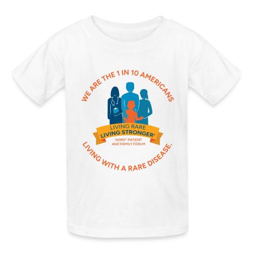Living Rare, Living Stronger - Heavyweight Kid's T-Shirt