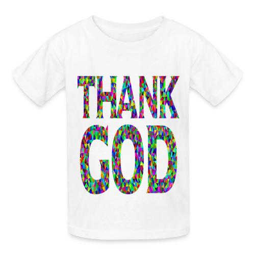 THANK GOD - Heavyweight Kid's T-Shirt
