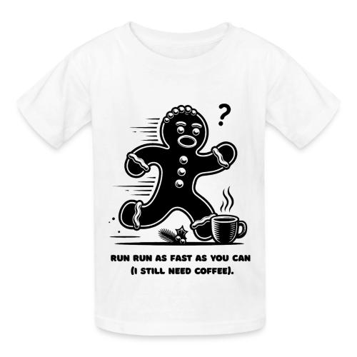Gingerbread Man T-Shirt - Heavyweight Kid's T-Shirt