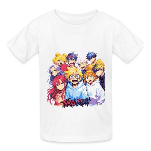 Thrill Rush Anime Squad Streetwear - Heavyweight Kid's T-Shirt