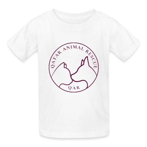 Merch with Maroon Logo - Heavyweight Kid's T-Shirt