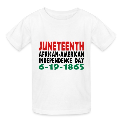 Junteenth Independence Day - Hanes Youth T-Shirt