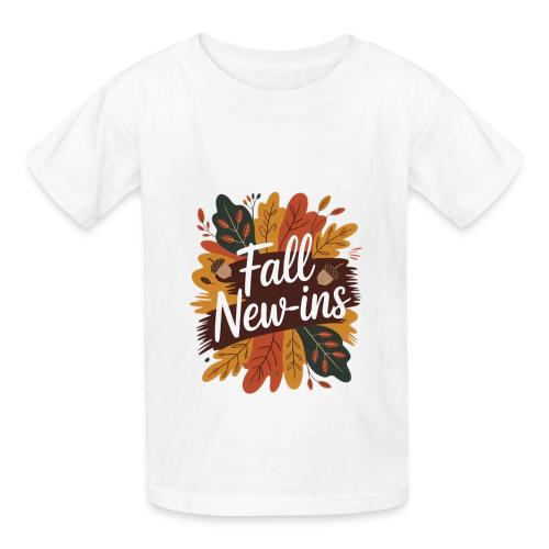 Fall New-Ins Autumn Leaves Acorn Seasonal Outfit - Heavyweight Kid's T-Shirt