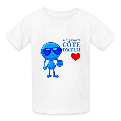 Smoon City_Saint Tropez Côte d'Azur - Heavyweight Kid's T-Shirt