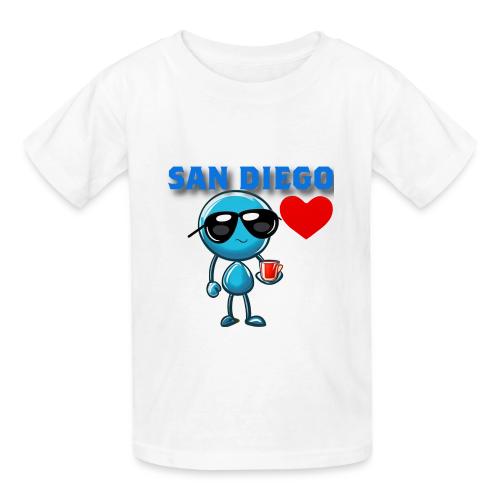 Smoon City_San Diego - Heavyweight Kid's T-Shirt
