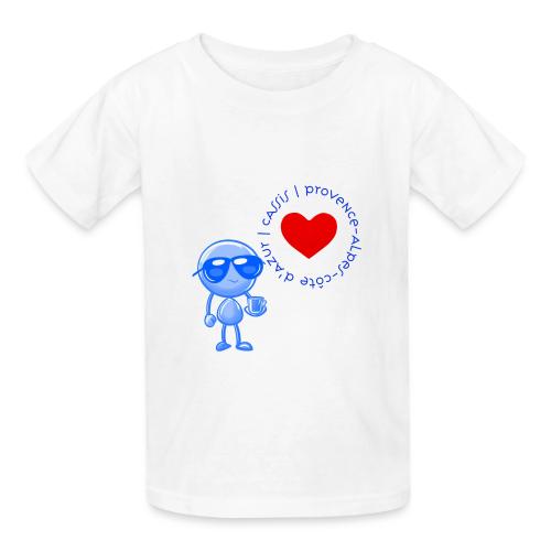 Smoon City_Cassis Provence Alpes Côte d Azur - Heavyweight Kid's T-Shirt