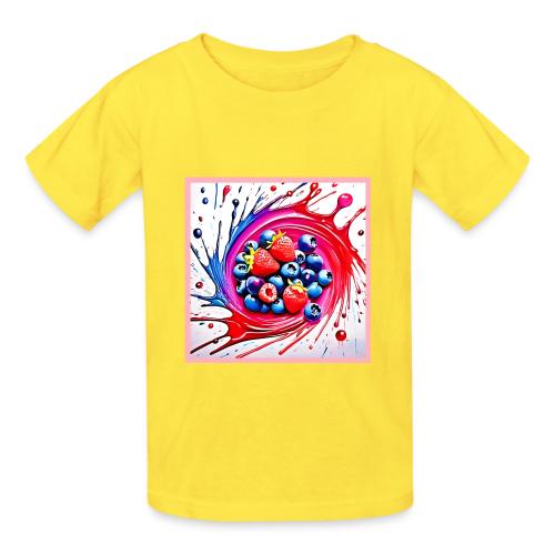 Berry Splash: Color Burst - Heavyweight Kid's T-Shirt