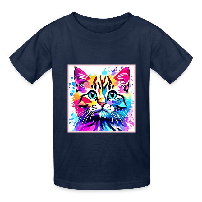 Vivid Kitty Vibes Design
