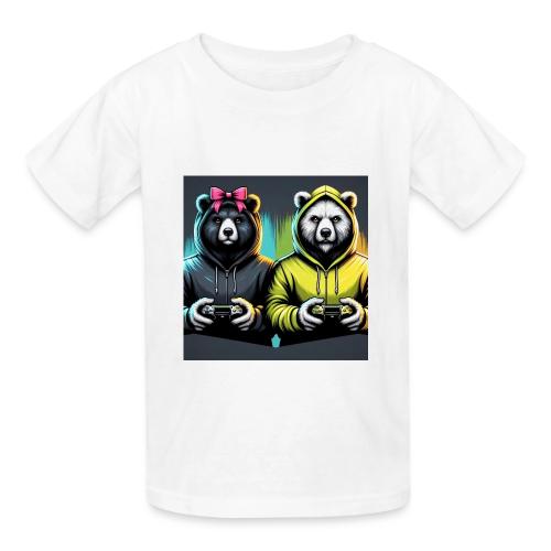 Gamer Bears - Heavyweight Kid's T-Shirt