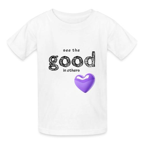 Smoon City_See the Good in Others - Heavyweight Kid's T-Shirt