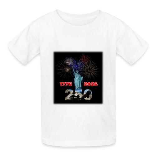 1776 - 2026 - 250 Years USA | Fireworks - Heavyweight Kid's T-Shirt