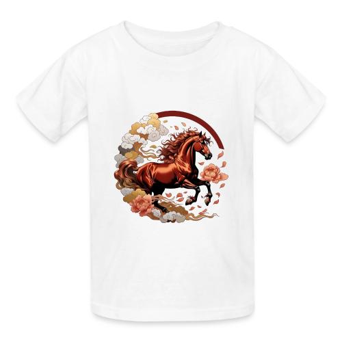 Year of the Horse T Shirt, Lunar New Year Gift - Heavyweight Kid's T-Shirt