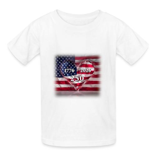 1776-2026 | 250 Years USA - Heavyweight Kid's T-Shirt