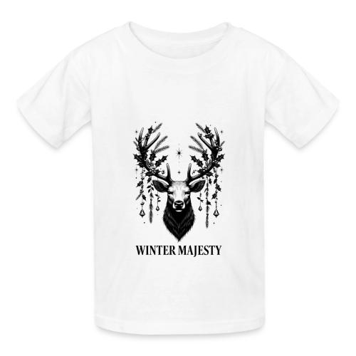 Majestic Reindeer T-Shirt, Poster, & Mug - Heavyweight Kid's T-Shirt