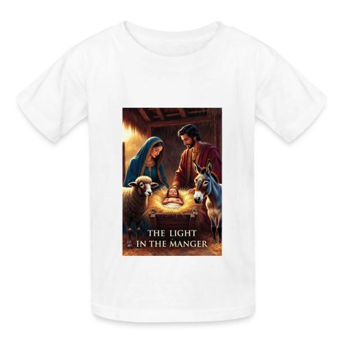 Nativity Manger T-Shirt - Heavyweight Kid's T-Shirt